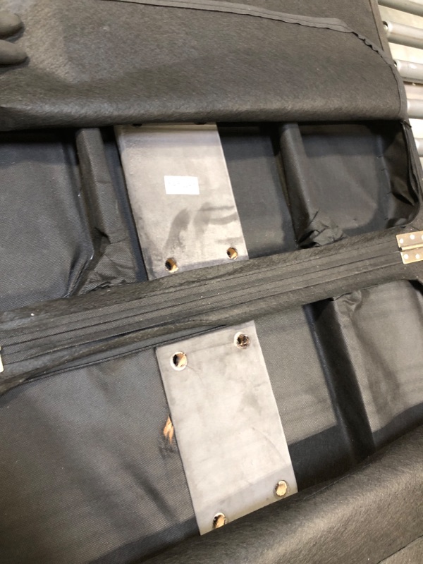 Photo 1 of ** MISSING INSTRUCTIONS AND HARDWARE**24KF Dark Gray Velvet Tufted King Upholstered Headboard, Modern Vertical Channel Design California King Headboard with Stepped Silhouette Top Edge,Dark Gray