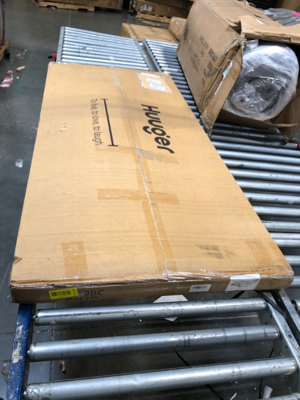 Photo 1 of ** FACTORY SEALED**SOLD AS IS NO REFUND/RETURN**
Huuger 55 x 24 inch Desk with Power Outlets & USB-C, Deeper & Thicker Desktop, Robust Metal Tubes, Computer Desk, Heavy Duty Office Desk, Work Gaming Desk for Home Office, Black