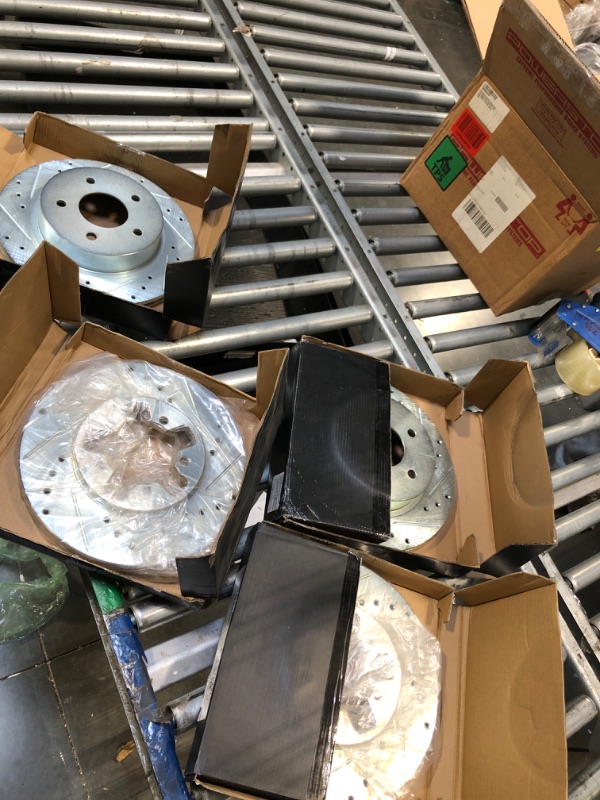 Photo 1 of ** FACTORY SEALED**SOLD AS IS NO REFUND/RETURN**
R1 Concepts Front and Rear Brake Rotors For 1987-1989 Nissan 300ZX| Drilled Slotted Disc Brake Rotors| Brakes and Rotors Brakes and Rotors