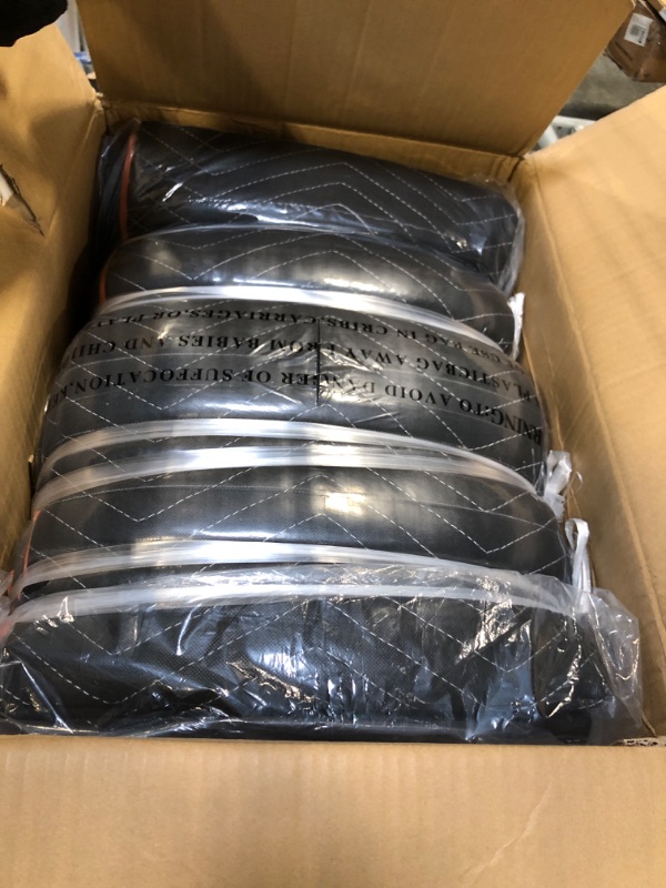 Photo 1 of ** FACTORY SEALED**Simpli-Magic Heavy Duty Padded Moving Blankets 72" x 40" – 12 Pack – Packing Blankets, Furniture Covers for Moving