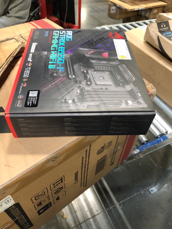 Photo 1 of ** FACTORY SEALED**ASUS ROG Strix B550-F Gaming WiFi II AMD Socket AM4 ATX DDR4 Motherboard
