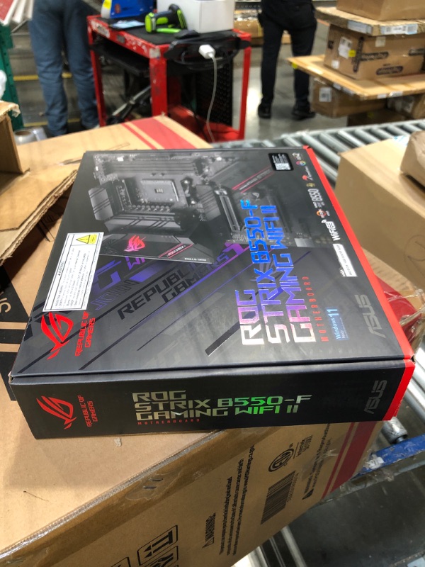 Photo 1 of ** FACTORY SEALED**ASUS ROG Strix B550-F Gaming WiFi II AMD Socket AM4 ATX DDR4 Motherboard