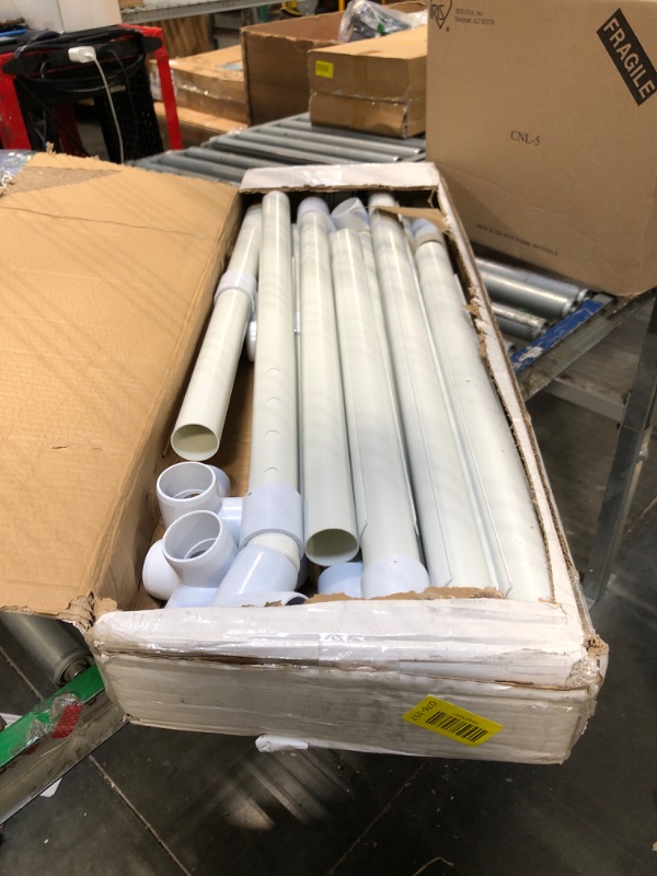 Photo 1 of ** MISSING INSTRUCTIONS**
Dritz Quilter's Floor Frame, Adjustable, White