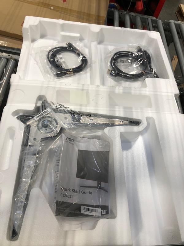 Photo 1 of ** FACTORY SEALED**AOC C32G2ZE 32" Curved Frameless Gaming Monitor, Full HD 1920x1080, VA, 0.5ms 240Hz, AMD FreeSync Premium, DP/HDMI/VGA, VESA, 3-3-1 Re-Spawn Program, Xbox PS5 Switch,Black