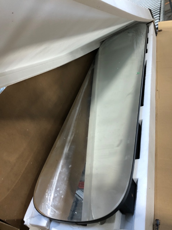 Photo 1 of ** MISING HARDWARE**
SONGMICS LED Jewelry Cabinet, 360° Swivel Jewelry Organizer, Lockable Mirror Jewelry Cabinet Standing, Rounded Wide Full-Length Mirror with Storage Shelves, Christmas Gifts, Ebony Black UJJC036B01