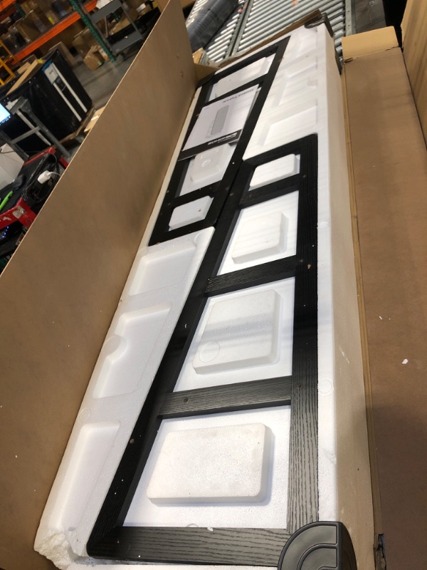 Photo 1 of ** MISING HARDWARE**
SONGMICS LED Jewelry Cabinet, 360° Swivel Jewelry Organizer, Lockable Mirror Jewelry Cabinet Standing, Rounded Wide Full-Length Mirror with Storage Shelves, Christmas Gifts, Ebony Black UJJC036B01