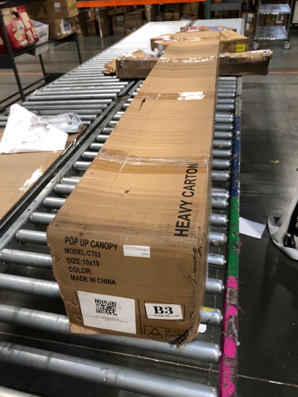 Photo 1 of **UNTESTED**
ABCCANOPY Patio Pop Up Canopy Tent 10x10 Commercial-Series (White)