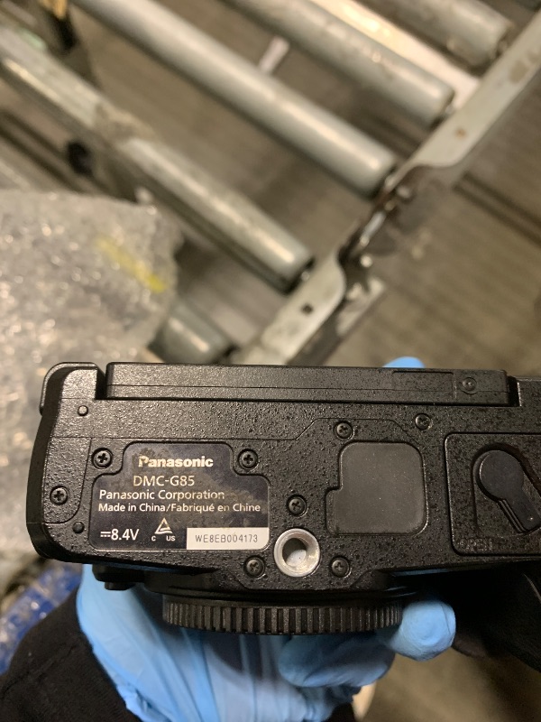Photo 1 of **MISSING CHARGER**
Panasonic LUMIX G85 4K Digital Camera, 12-60mm Power O.I.S. Lens, 16 Megapixel Mirrorless Camera, 5 Axis In-Body Dual Image Stabilization, 3-Inch Tilt and Touch LCD, DMC-G85MK (Black)