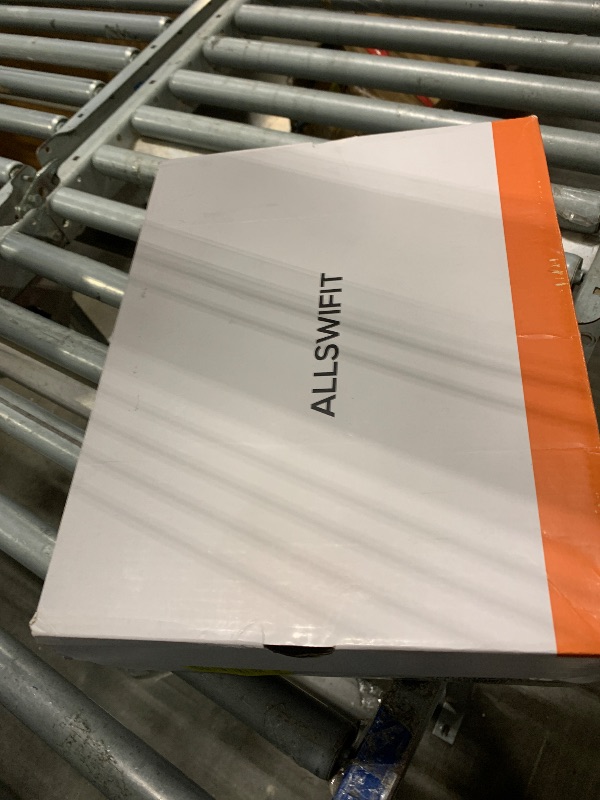 Photo 1 of ** VERY USED/ DIRTY **  ALLSWIFIT Men's Cushion Lightweight Walking Running Shoes Tennis Non-Slip Comfortable Jogging Workout Gym Athletic Breathable ActiveAiry Fashion Sneakers,Size 9,Grey/Black,AMUMRS2513