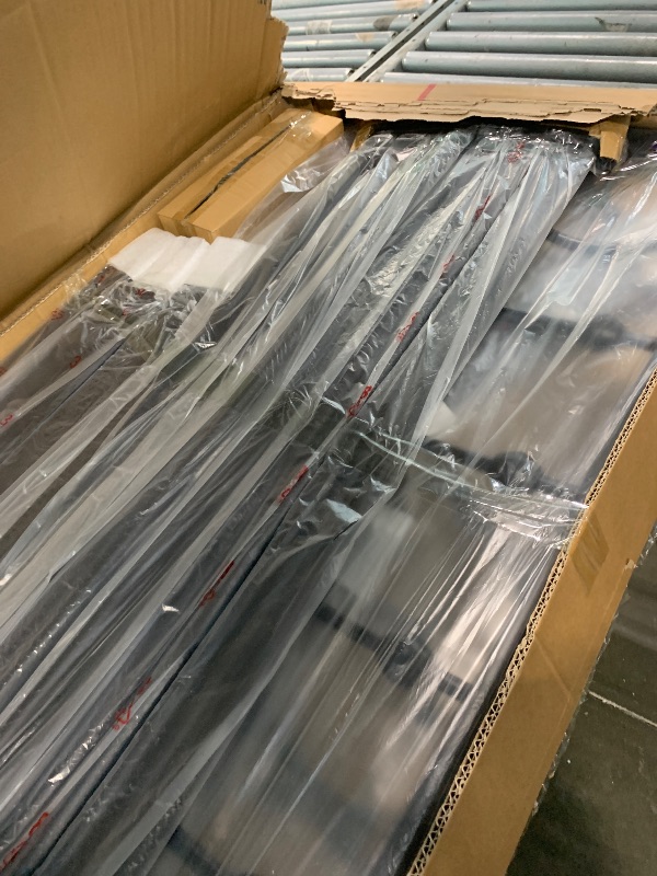 Photo 1 of ** BRAND NEW ITEM** NACHTIMOOR Black Queen Platform Metal Bed Frame with Headboard and Footboard,Vintage Victorian Style Mattress Foundation, No Box Spring Required, Black,Queen.