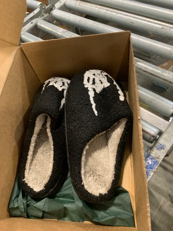 Photo 1 of ** USED** QHTAZ Halloween Slippers for Women Men with Skeleton Hand Warm Fuzzy Cozy Slippers Anti-Slip House Shoes Indoor Outdoor, Finger 39-40