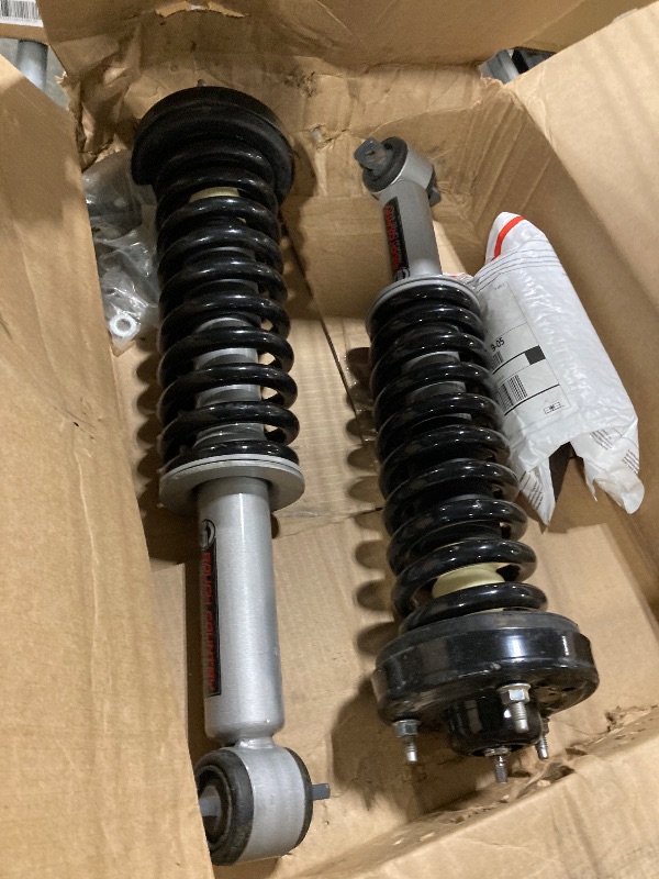 Photo 1 of ** VERY USED ** Rough Country Loaded N3 Leveling Struts for Ford F-150 4WD (2014-2025) 2" Lift - Pre-Loaded Coil Strut, Bolt-on Install, Set of 2