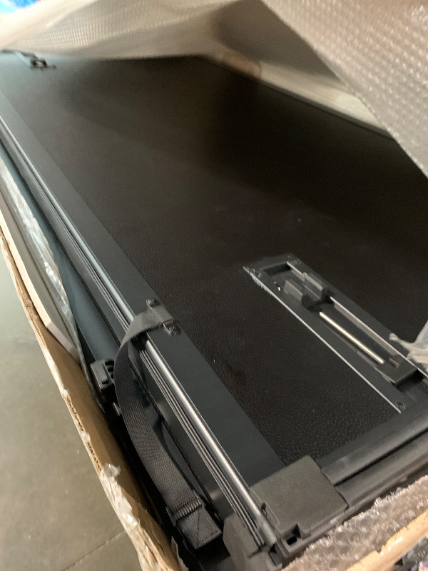 Photo 1 of ** USED** Hard Folding Truck Bed Tonneau Cover Compatible with Dodge Ram 1500(2002-2025), 2500&3500(2003-2025) 8 ft Long Box w/o Rambox, Tri Fold Style