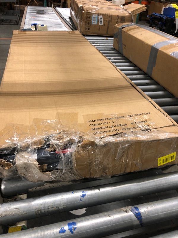 Photo 1 of **bent leg**Rubbermaid 3-Step Ladder, Aluminum Lightweight Folding Step Ladder with Project Tray, Silver, Tested to US Safety Standards, No Assembly Required**see pictures**