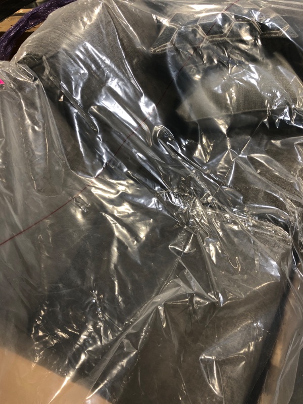 Photo 1 of ***damaged see pictures**Signature Design by Ashley Stonemeade Contemporary Sofa Sleeper with Folding Gel Memory Foam Mattress, Reversible Cushions and 4 Accent Pillows, Queen, Dark Brown