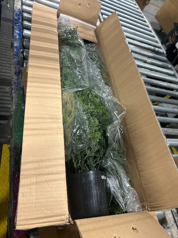 Photo 1 of ****ITEM SIMILAR *****
VEVOR Artificial Cedar Topiary Trees, 36 inch 2 Set Faux Pine Shrubs Plants, Fake Silk Tree Look Real, Easy Assembly for Decor Front Porch Outdoor Patio Garden Balcony Backyard Indoor Office?3FT