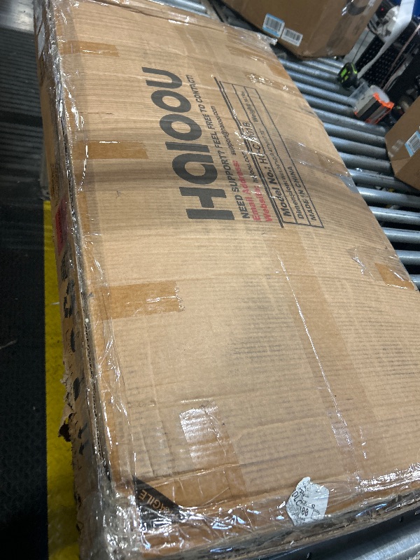 Photo 1 of **UNTESTED**
HAIOOU Coffee Table, Mid Century Modern Center Table for Living Room with Storage, Walnut Tea Table with Drawer, Open Storage Shelf, Floor-Anti-Scratching Pine Leg for Home, Office(Dark Brown)