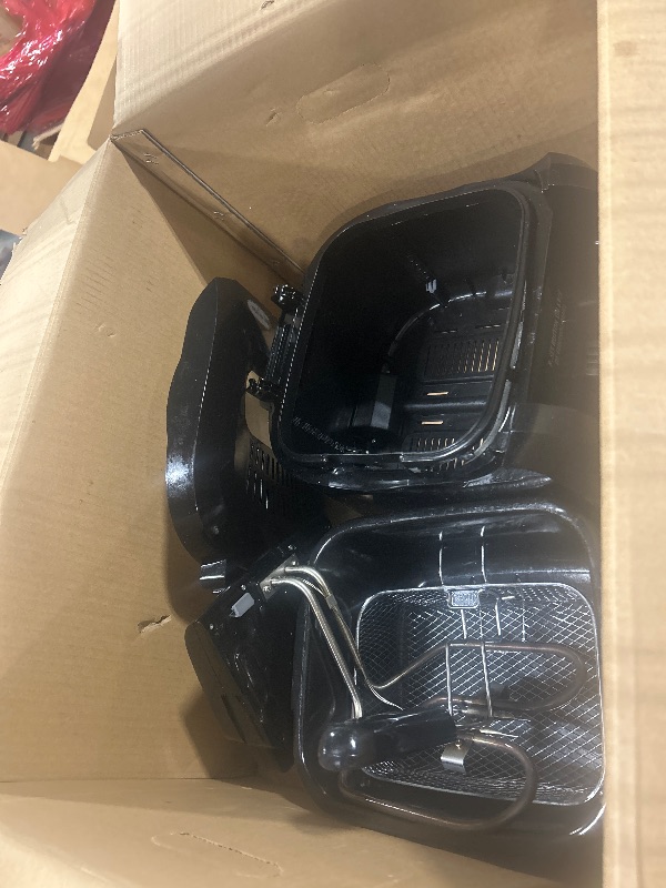 Photo 1 of ****USED****
Hamilton Beach Cool Touch Electric Deep Fryer with Basket and Lid, 2 Liters / 8 Cups Oil Capacity, Adjustable Temperature, 1500 Watts for Fast Heat-up, viewing Window Easy to Clean, Black (35021)