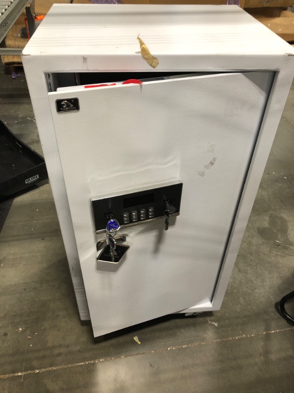 Photo 1 of ?US STOCK?TIGERKING 7.2 Cubic Feet Extra Large Heavy Duty Safe Box, Home Safe with Double Safety Key Lock and Separate Lock Box, Digital safe with 2 Removable Shelf for Home Hotel Office,132lbs