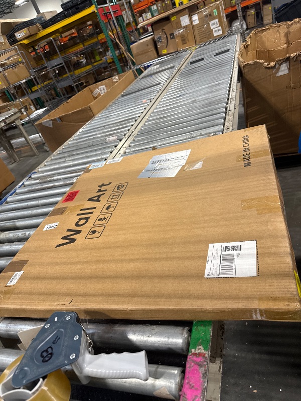 Photo 1 of **MAJOR DAMAGE**
Framed Sage Green Abstract Wall Art, Modern Canvas Prints Artwork for Walls, Square Minimalist All Green Abstract Pictures for Living Room, Hallway, Fireplace, Bedroom, Home Office Wall Decor 30x30 In