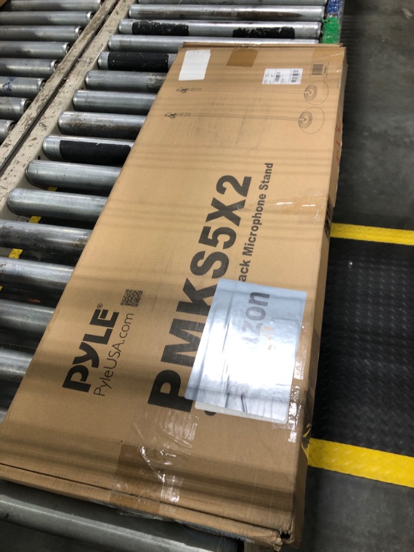 Photo 1 of *******PARTIAL SET******* Pyle Universal Microphone Stand - Handheld Mic Compatible, Heavy Compact Base, Lightweight & Compact Design, 2.8 to 5 Ft Height Adjustable Clamp, Pivot Angle Clip, Home/Studio Use (Pair)