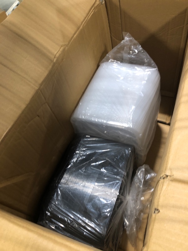 Photo 1 of ****PARTIAL SET***** Freshware Meal Prep Containers [150 Pack] 3 Compartment Food Containers with Lids, Bento Box, Stackable, Microwave/Dishwasher Safe (32 oz)