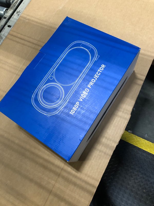 Photo 1 of [Built-in Apps/GoogIe TV/1000ANSI] Smart Projector 4K Supported with WiFi and Bluetooth, GoogIe Voice, Zoom&Keystone, 180°Stand, Goiaey C26 Portable Mini Projector for Outdoor Movie /Home Theater Use