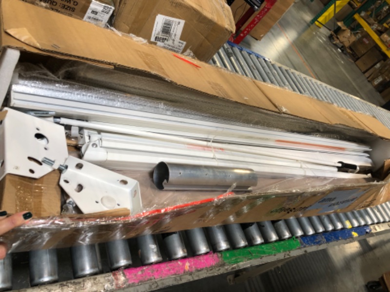 Photo 1 of ****POSSIBLY MISSING HARDWARE*** Yaheetech 10 × 8 Ft Patio Awning, Retractable Sun Shade Awning with Manual Crank Handle, Manual Aluminum Deck Awning for Patio/Balcony/Yard, 280g/m² Polyester, Beige