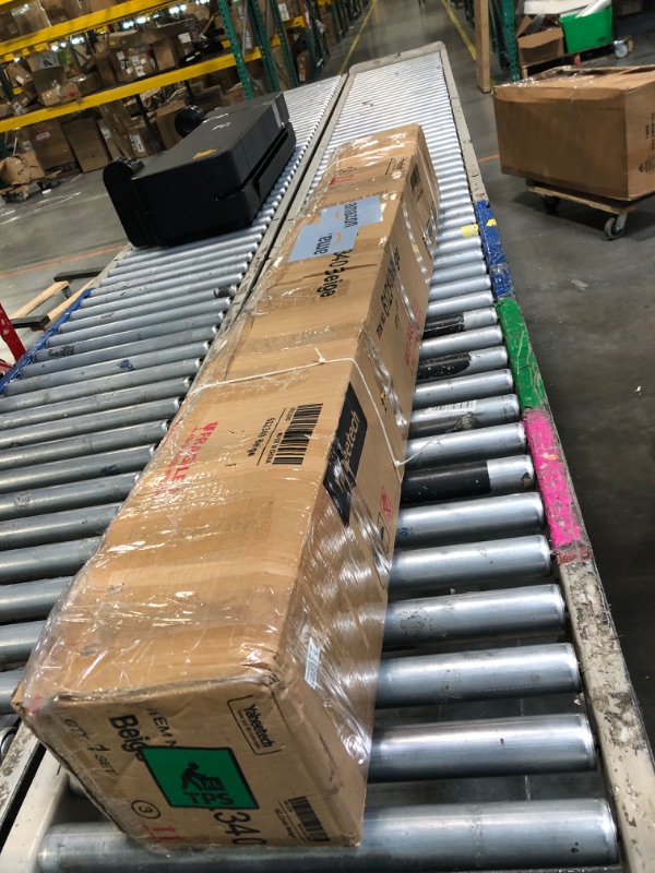 Photo 1 of ****POSSIBLY MISSING HARDWARE*** Yaheetech 10 × 8 Ft Patio Awning, Retractable Sun Shade Awning with Manual Crank Handle, Manual Aluminum Deck Awning for Patio/Balcony/Yard, 280g/m² Polyester, Beige