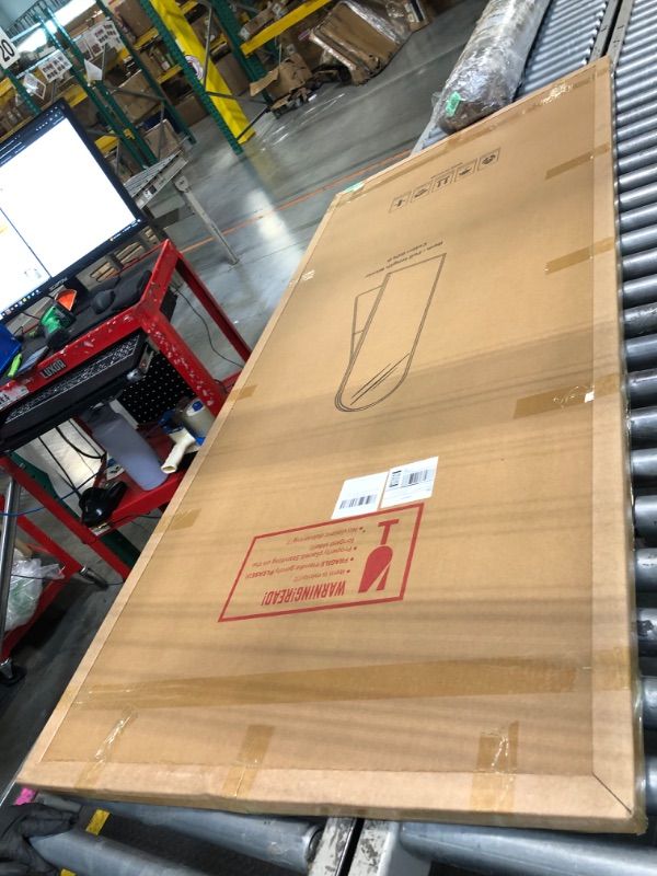 Photo 1 of ****FACTORY SEALED****Aqoiiop Full Length Mirror, 71"X31" Large Arched Mirror, Hanging or Leaning for Wall, Aluminum Frame Floor Mirrors, Freestanding Full Body Mirrors for Living Room Bedroom Cloakroom, Gold