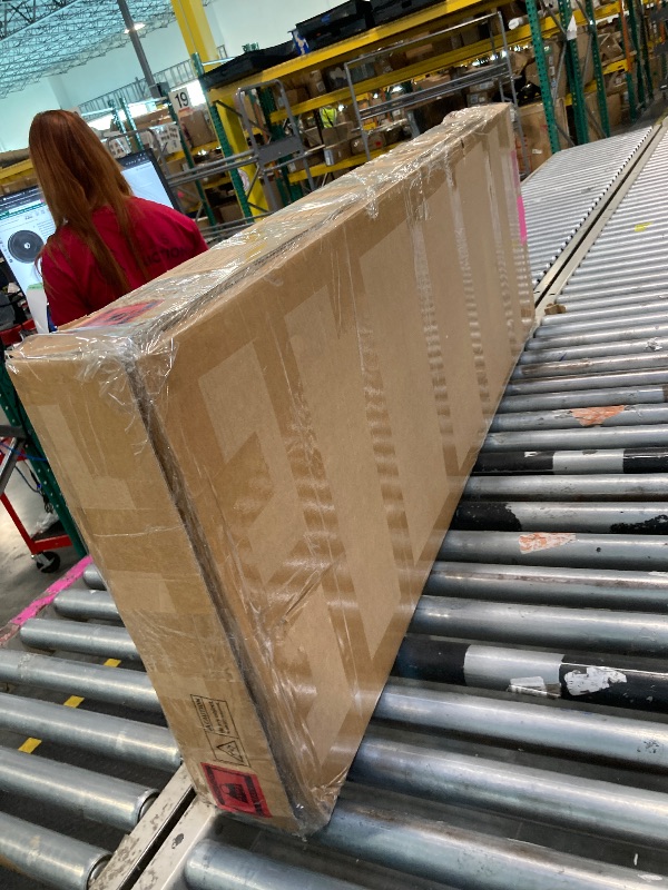 Photo 1 of ****MINOR SCRATCHES ON WOOD****Novilla Full Size Bed Frame Wood Bed Frames Full with 8.5 Inch Space Underneath, Full Size BedFrame with Headboard Solid Wood Bed Frame Foundation, No Box Spring Needed, Easy Assembly