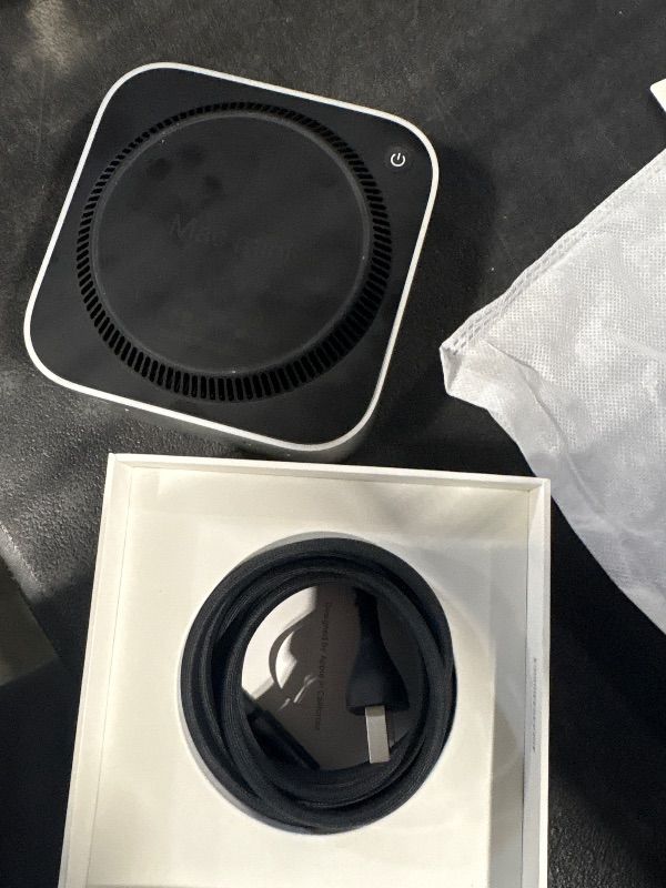 Photo 6 of Apple 2024 Mac mini Desktop Computer with M4 chip with 10?core CPU and 10?core GPU: Built for Apple Intelligence, 16GB Unified Memory, 256GB SSD Storage, Gigabit Ethernet. Works with iPhone/iPad