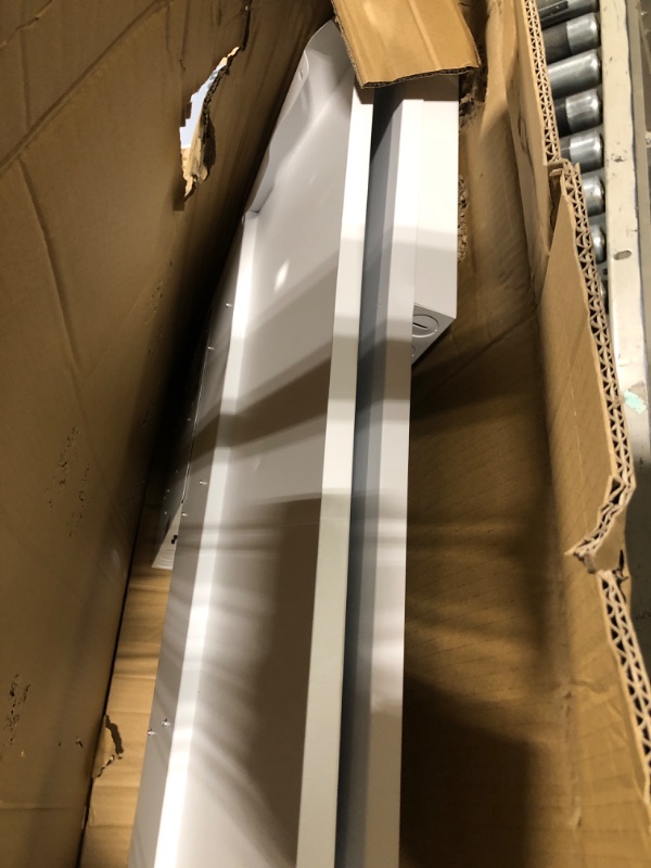 Photo 1 of **********No hardware and badly bent*********** Cortelco 2x4 LED Flat Panel Light,Ceiling Lighting Fixture Led Light Panel,3000K/3500K/4000K/5000K Selectable CCT, 25W/30W/35W/40W/50W-Up to 7500Lumens,(0-10V) Dimmable,100-277V-ETL&DLC Listed,2Pack