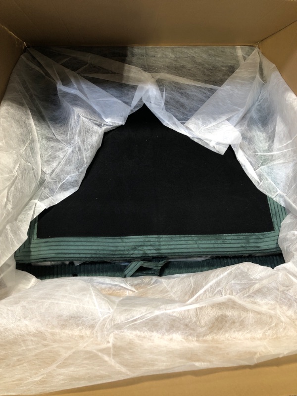 Photo 1 of "NOT COMPLETE SET" HONBAY Modular Sectional Couch with Storage Corduroy Sectional Sofa with Chaise U Shaped Sectional Couches for Living Room,Green