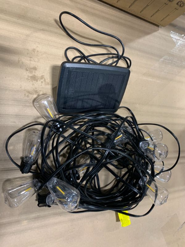 Photo 1 of *** 11 LIGHTS / NO REMOTE CONTROL ***
Addlon 54(48+6) FT Solar String Lights Waterproof,Patio Lights Solar Powered with Remote & USB Port 15+1 LED Shatterproof Bulbs 3 Light Modes, Dimmable Solar Light for Camping Backyard Garden