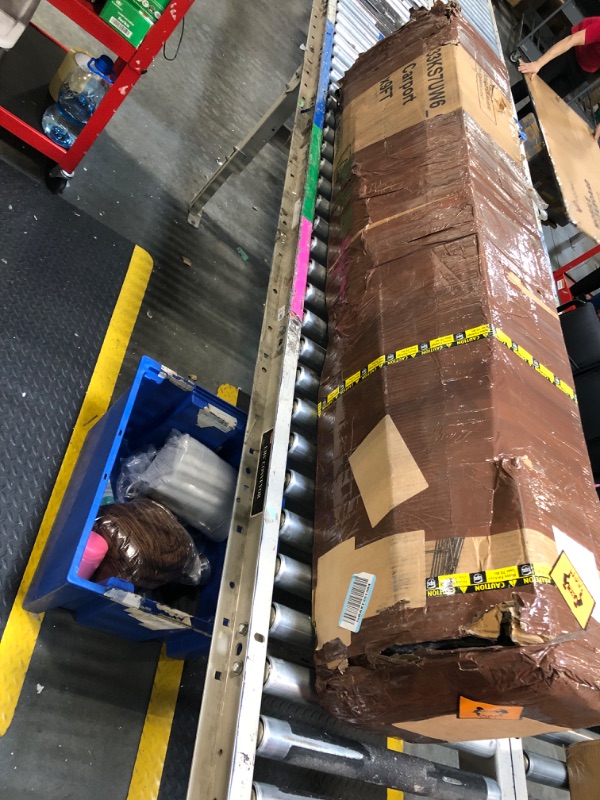 Photo 1 of  Carport 20x9ft  ***similar item shown in image, partial set, FRAMING ONLY***