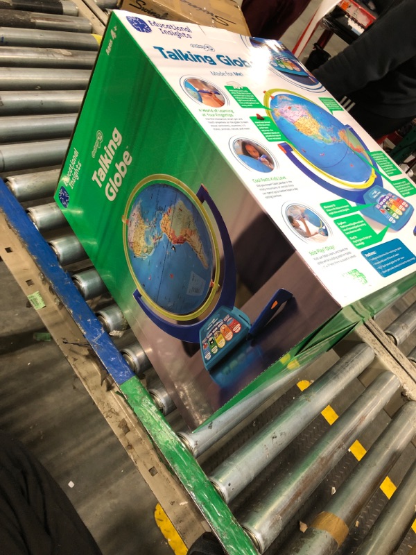 Photo 1 of **Without Pen** Educational Insights GeoSafari Jr. Talking Globe Featuring Bindi Irwin - Interactive Globe for Children, World Map for Kids, Classroom Geography Resources & Gifts for Boys and Girls Ages 4+
