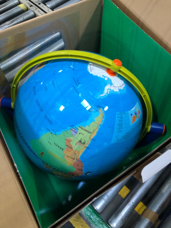 Photo 1 of **Without Pen** Educational Insights GeoSafari Jr. Talking Globe Featuring Bindi Irwin - Interactive Globe for Children, World Map for Kids, Classroom Geography Resources & Gifts for Boys and Girls Ages 4+