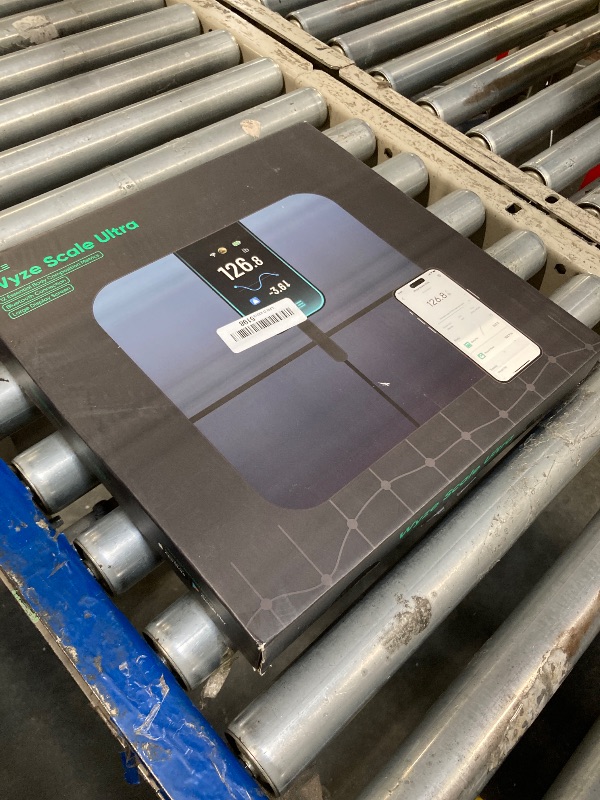 Photo 1 of **TURNS ON**
Wyze Scale Ultra, Smart Scale with 4.3" Color Display, Digital Bathroom Scale for Body Weight BMI Muscle Mass Composition, Wi-Fi & Bluetooth Body Fat Scale with Heart Rate, 400 lbs (Black)