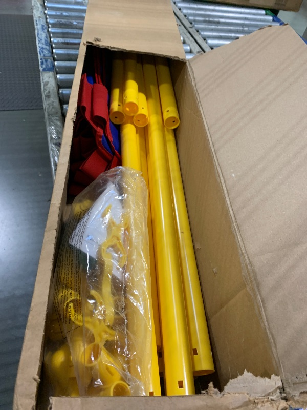 Photo 1 of Children's Factory Rectangle PlayPanel Set - 3, Kids Room Divider Panel, Classroom Partition, Free-Standing Screen for Daycare or Preschool, Blue