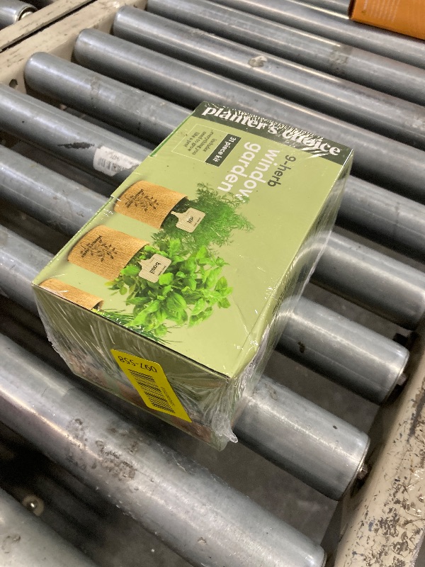 Photo 1 of ** FACTORY SEALED**
Planters' Choice 9 Herb Indoor Window Garden Kit - House Plants Seeds - Best Unique Christmas Gift Ideas for Women, Mom, Friend, Her, Birthday, Housewarming, Mother - New Home Kitchen Gifts