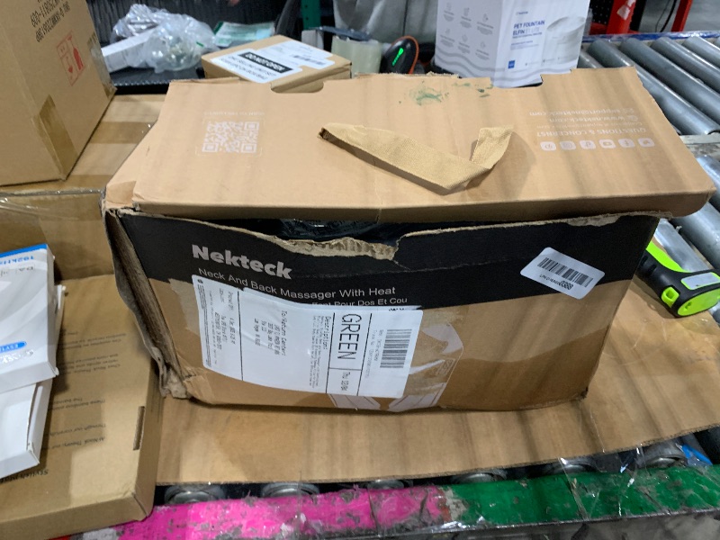 Photo 1 of ****MNekteck Shiatsu Neck and Back Massager with Soothing Heat, Electric Deep Tissue 3D Kneading Massage Pillow for Shoulder Leg Full Body Muscle Pain Relief, Car Office and Home Use