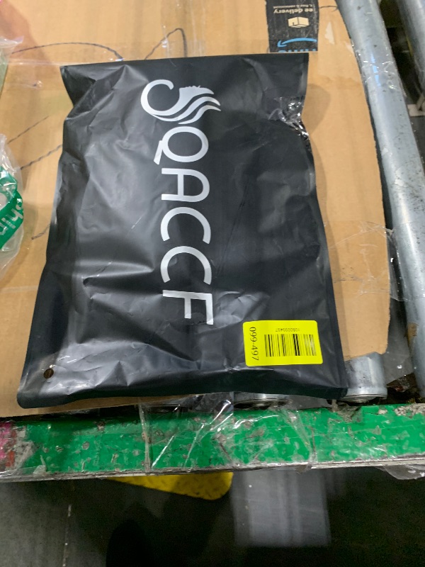 Photo 1 of ***CORRECT ITEM*****QACCF Short Wavy Shoulder Length Women Full Bang Heat Resistant Wig (Black and White)