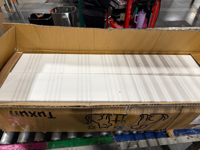 Photo 1 of ^**DOG HAIR****Whelping Box for Dogs, Puppies,48x48x18in,with Pig Rails Washable Pad,Suitable for Small Medium Large Breeds, White,Whelping Supplies