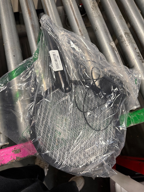 Photo 1 of **UNTESTED**
PALONE Electric Fly Swatter 4000V Bug Zapper Racket 2 in 1 Fly Swatter with 1200mAh Battery Rechargeable Mosquito Killer Lamp with 3 Layers Safety Mesh for Indoor and Outdoor (Black)