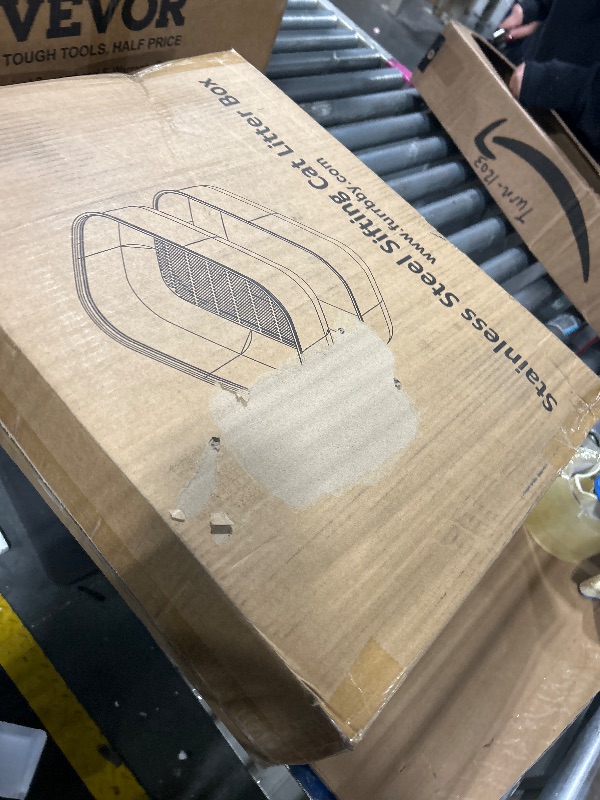 Photo 1 of *****ITEM SIMILAR MISSING PART*****
Stainless Steel Sifting Litter Box with Lid, Metal Litter Pan with Scoop for Big Cats Multi Cat, Extra Large Cats Litterbox Odor Control Easy Clean (22.8 * 16.1 * 6.5inch-Without Enclosure, X-Large)