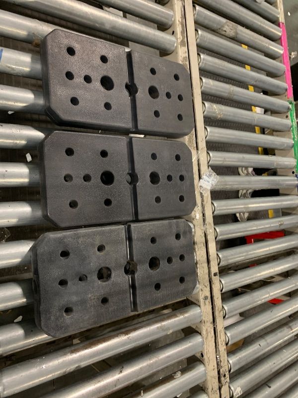 Photo 1 of **It is unknown how many pounds they are.***** gym weights 3pcs 