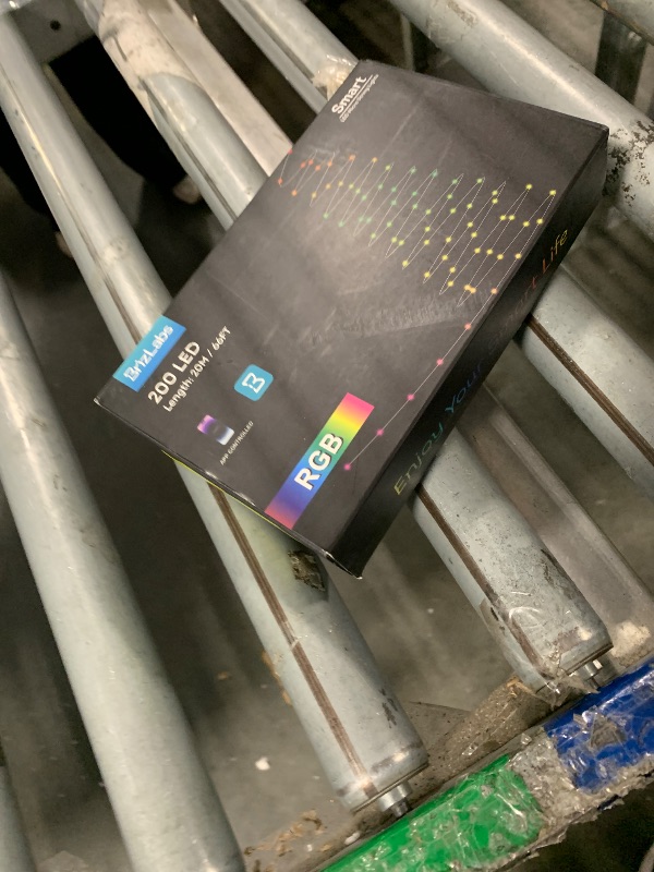 Photo 1 of BrizLabs Smart Fairy String Lights, 66ft 200 LED WiFi RGB Christmas Fairy Lights App Control, Dimmable Rainbow Christmas Lighting, Music Sync Xmas Decorative Lighting Work with Alexa & Google Home