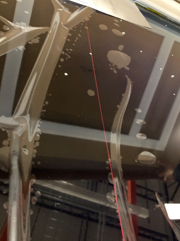 Photo 1 of **RED LINE DOWN THE MIDDLE**TCL 55-Inch Class S5 UHD 4K LED Smart TV with Fire TV (55S551F, 2024 Model), Dolby Vision, HDR PRO+, Dolby Atmos, Alexa Built-in with Voice Remote, Apple AirPlay 2 Compatibility, Streaming Television