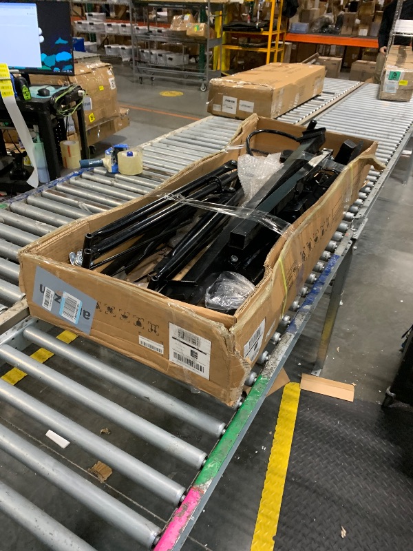 Photo 1 of ***Damaged Packaging*** Drywall Lift 11FT, 150lb Capacity Heavy Duty Sheetrock Hoist w/Telescopic Arm & Locking Wheels, Steel Panel Lifter for Ceiling, Construction, One-Person Drywall Installation